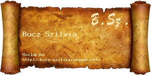 Bucz Szilvia névjegykártya